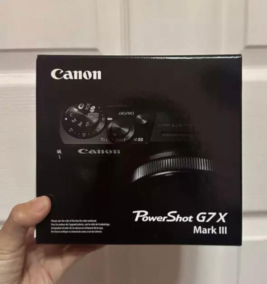 Canon PowerShot G7 X Mark III Digital Camera – 20.1MP, 4K Video, Live Streaming, Wi-Fi